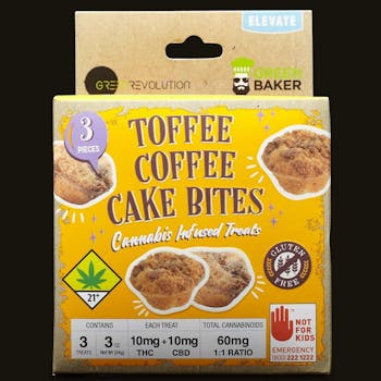 ETE Cookie Toffee Cake Bite 1:1 CBD 60mg